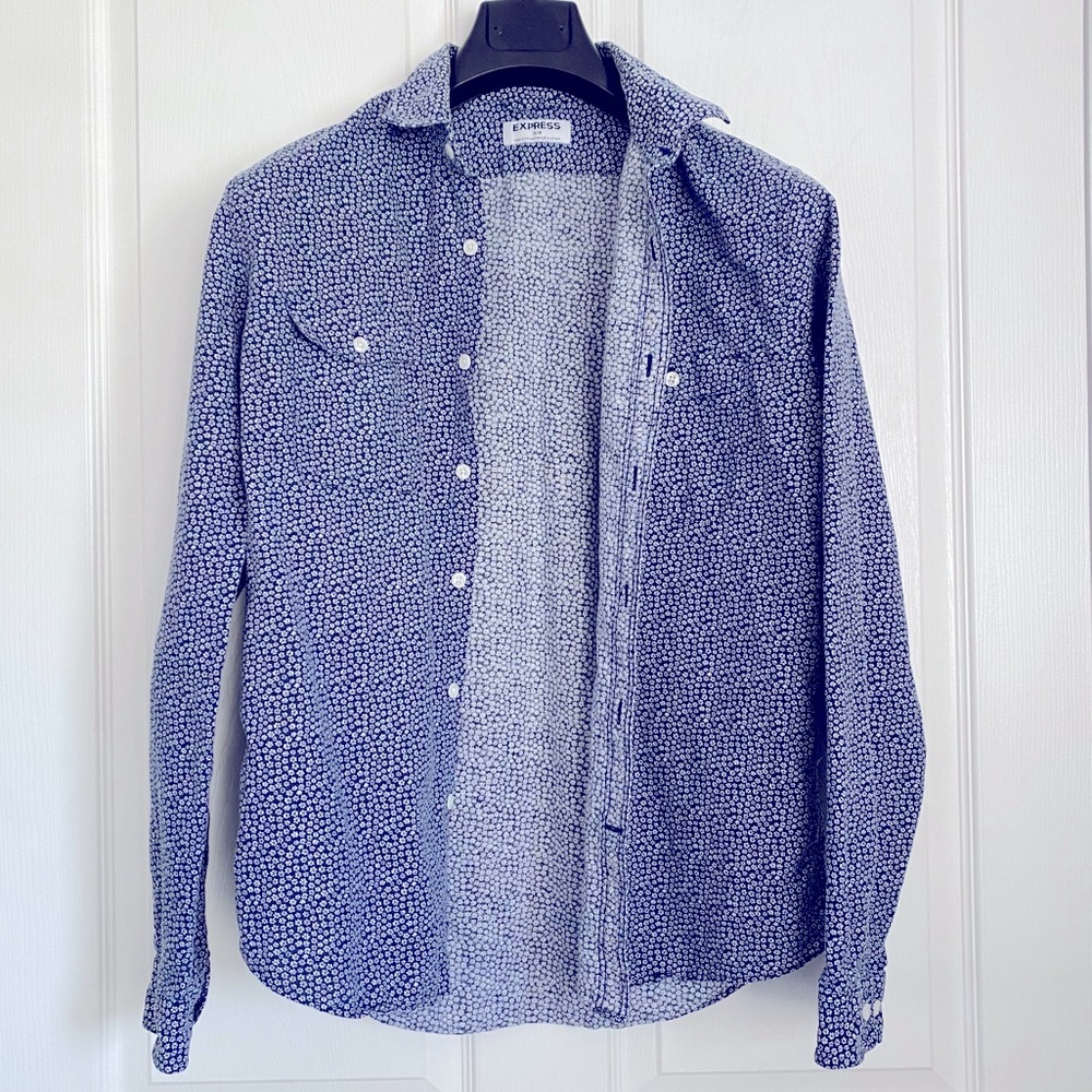 Linen button up shirt